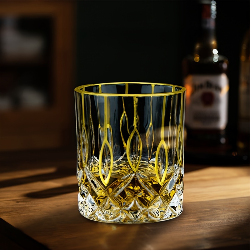 Copa de whisky línea dorada, c - Whisky Beer And Wine reseña y precio